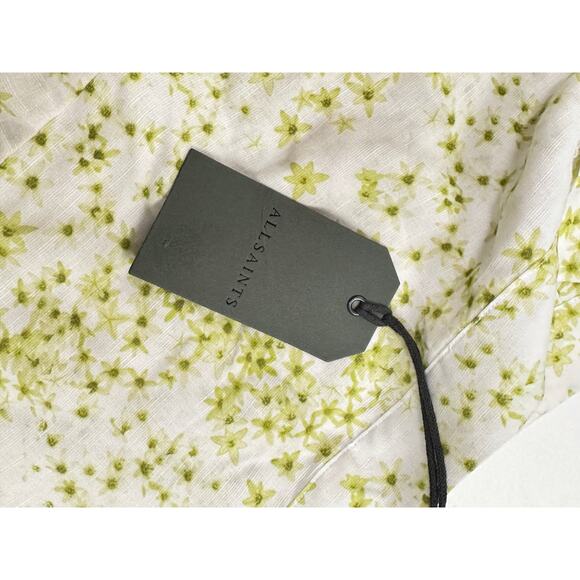 NWT AllSaints Frida Amanzi Skirt Sz 2 in Lime Green - Picture 7 of 9